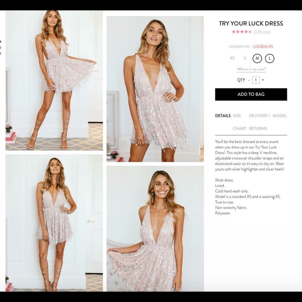 sequin dress